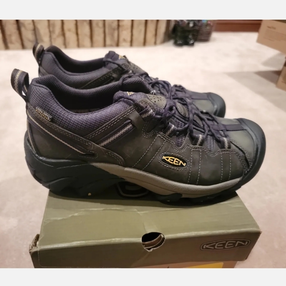 KEEN Men's Targhee II Hiking Shoe raven/tawney olive - 10.5